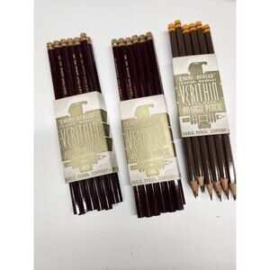 Eagle Pencil Company Chemi Sealed Verithin Vintage Pencils Lot Brown Red